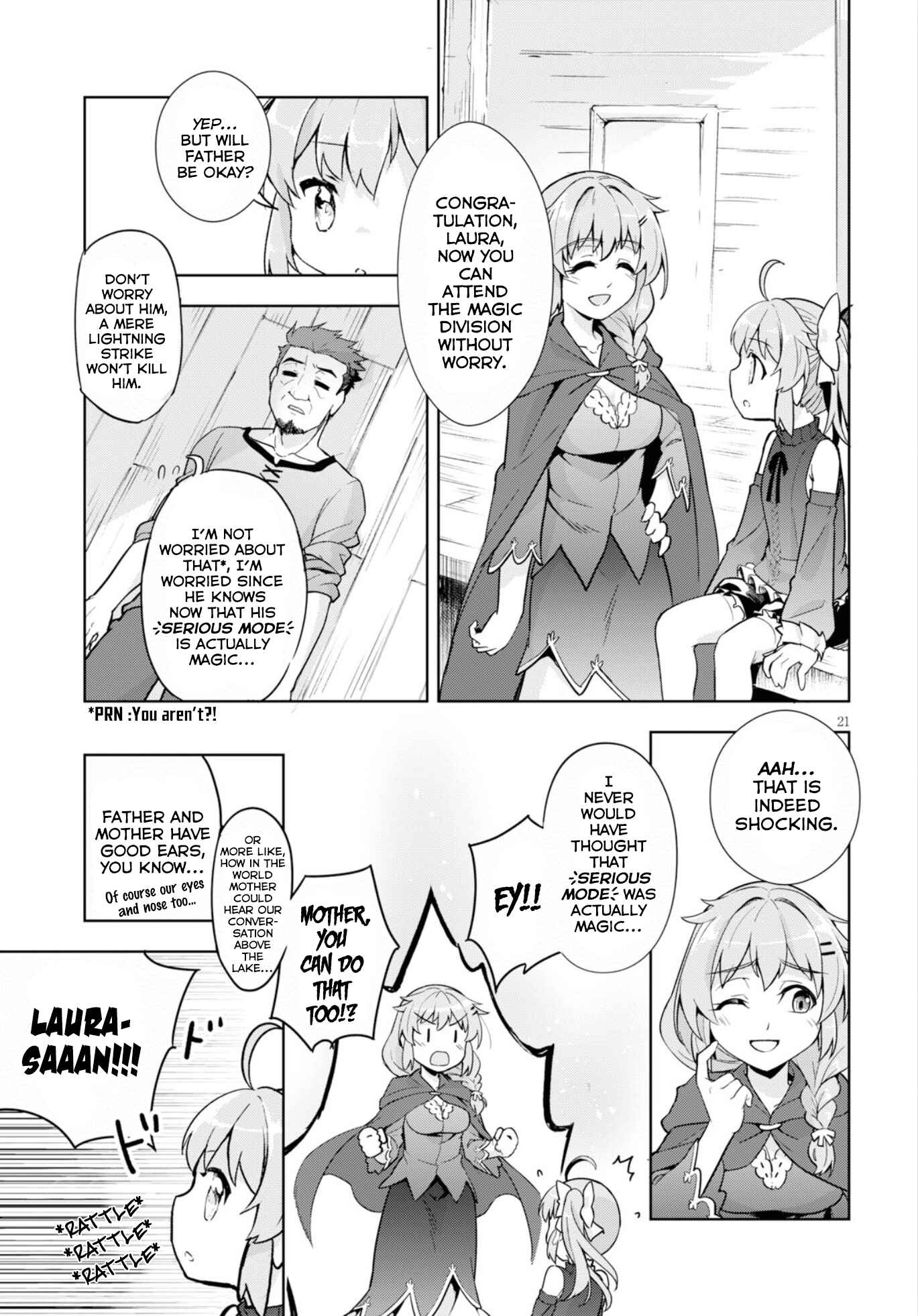 Page 22 Chapter 12 Kenshi wo Mezashite Nyuugaku shita no ni Mahou Tekisei 9999 nan desu kedo!?