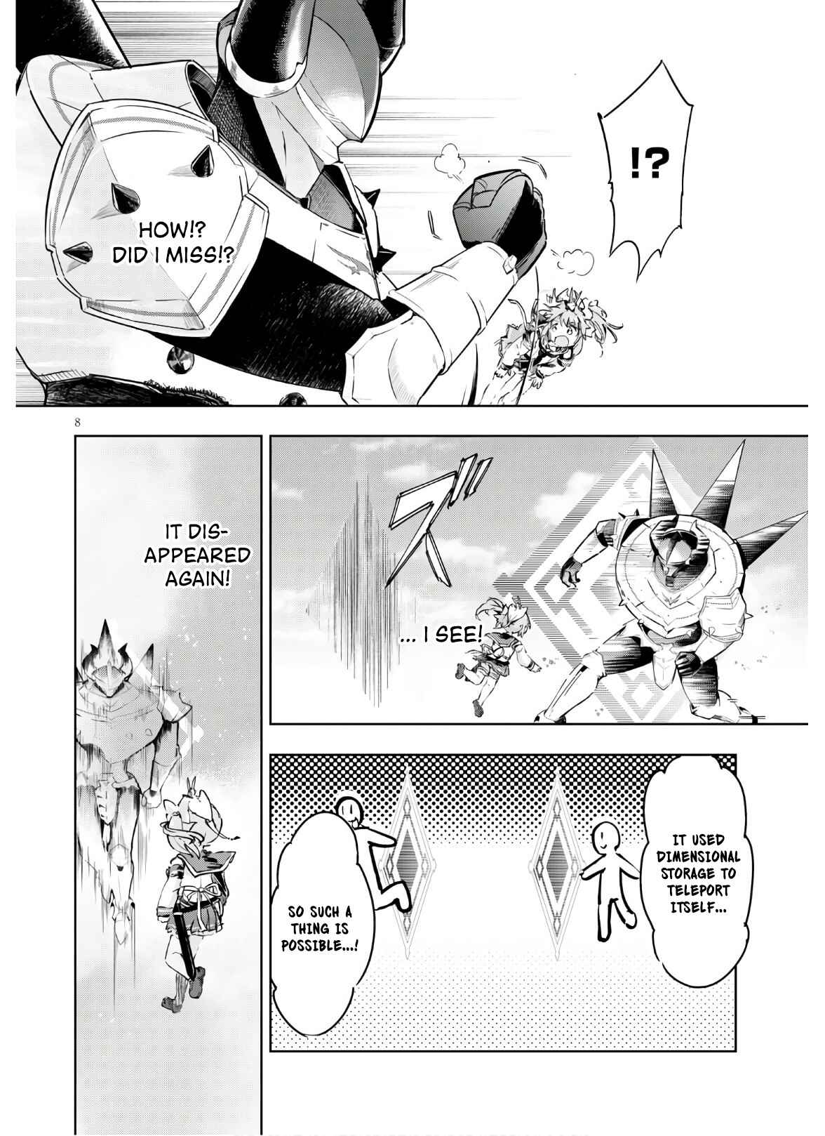 Page 8 Chapter 35 Kenshi wo Mezashite Nyuugaku shita no ni Mahou Tekisei 9999 nan desu kedo!?