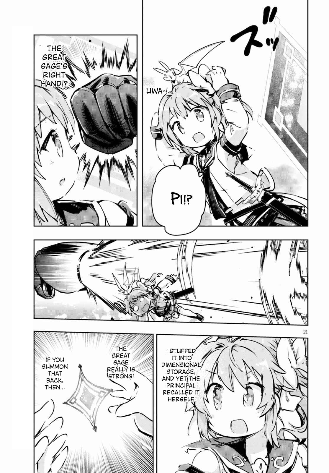Page 20 Chapter 34 Kenshi wo Mezashite Nyuugaku shita no ni Mahou Tekisei 9999 nan desu kedo!?