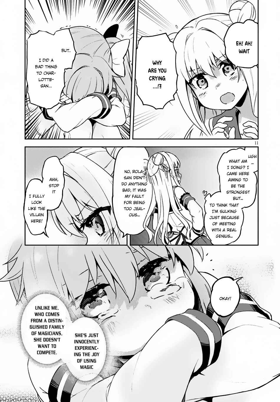 Page 12 Chapter 3 Kenshi wo Mezashite Nyuugaku shita no ni Mahou Tekisei 9999 nan desu kedo!?