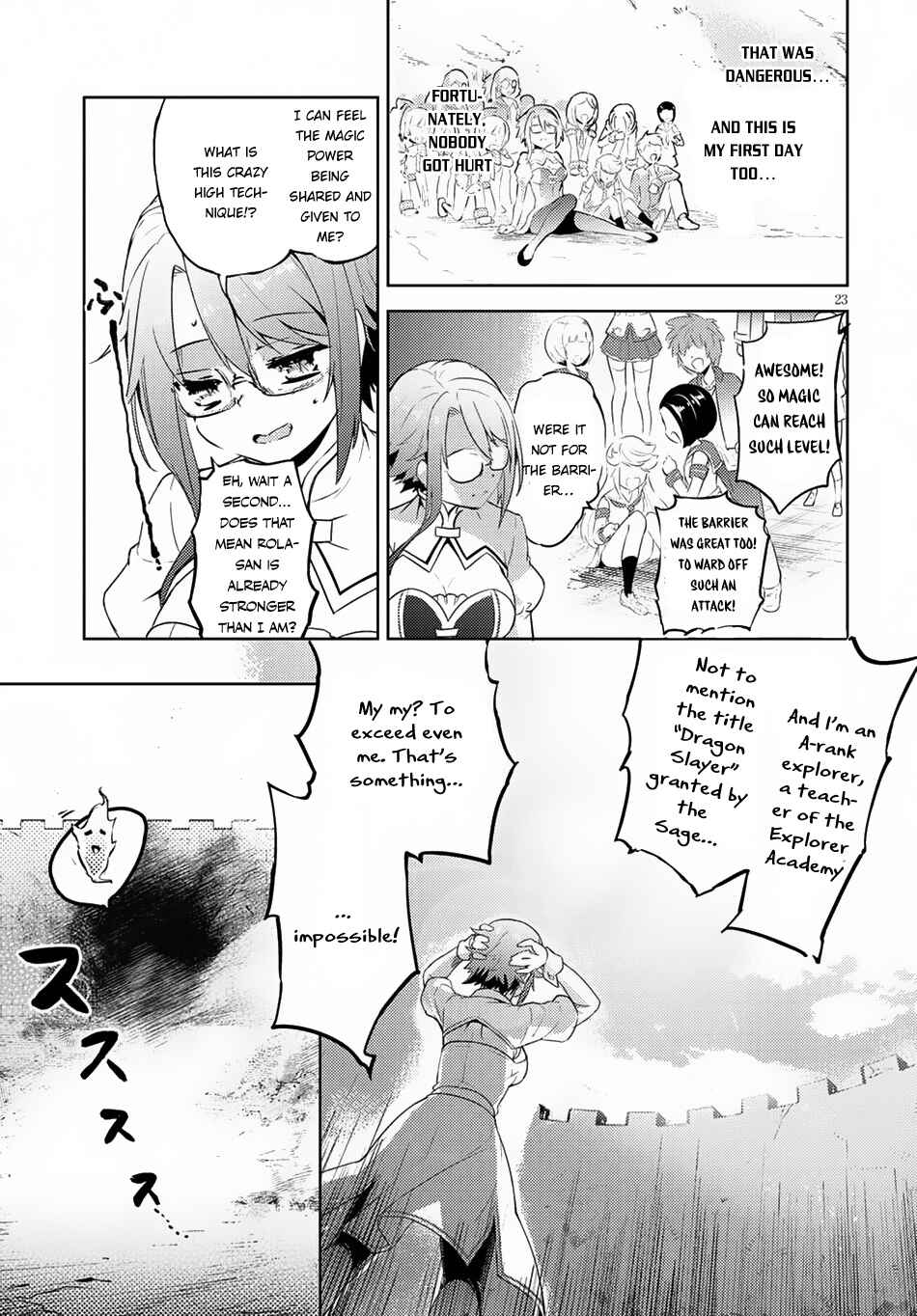 Page 23 Chapter 2 Kenshi wo Mezashite Nyuugaku shita no ni Mahou Tekisei 9999 nan desu kedo!?