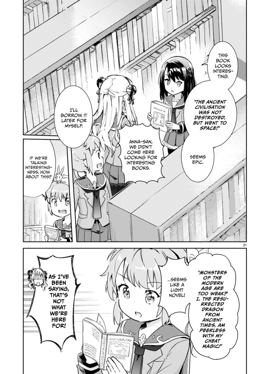 Page 21 Chapter 61 Kenshi wo Mezashite Nyuugaku shita no ni Mahou Tekisei 9999 nan desu kedo!?