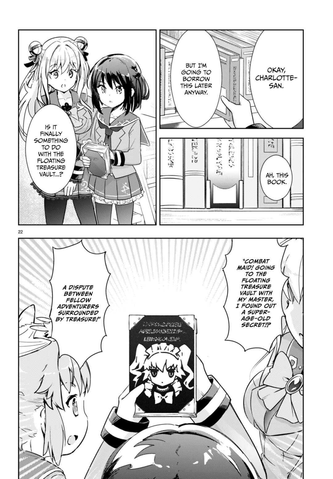 Page 22 Chapter 61 Kenshi wo Mezashite Nyuugaku shita no ni Mahou Tekisei 9999 nan desu kedo!?