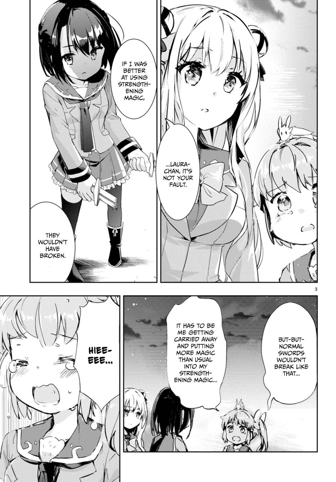 Page 3 Chapter 61 Kenshi wo Mezashite Nyuugaku shita no ni Mahou Tekisei 9999 nan desu kedo!?