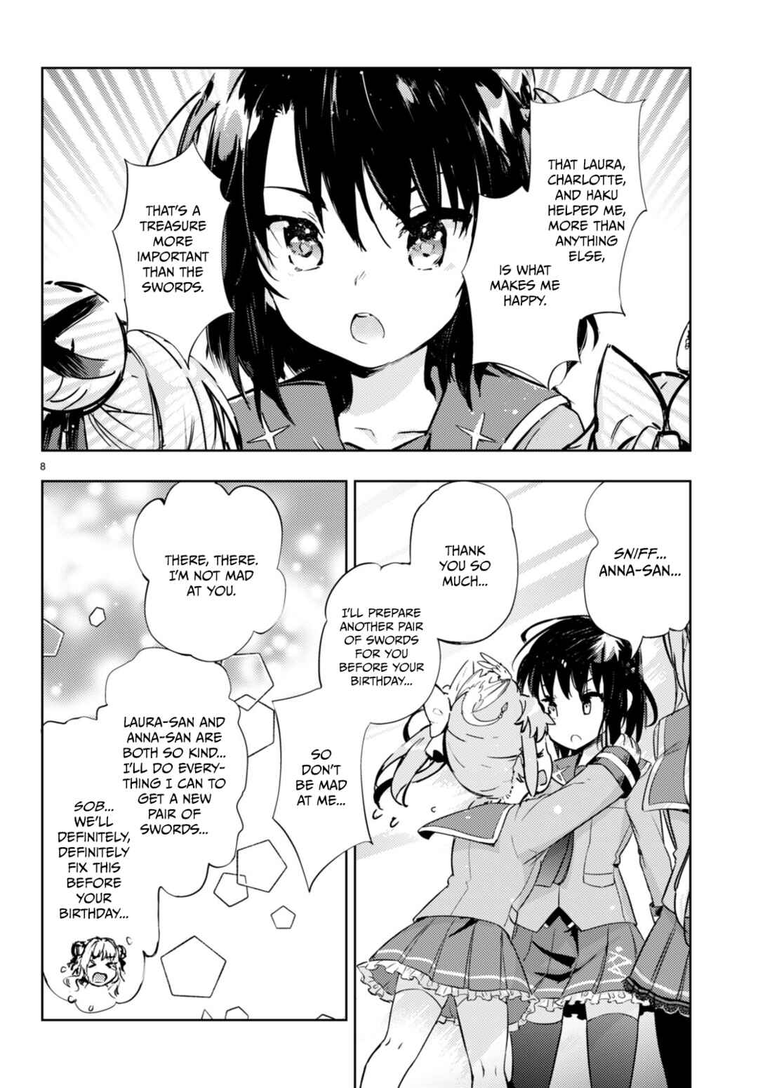 Page 8 Chapter 61 Kenshi wo Mezashite Nyuugaku shita no ni Mahou Tekisei 9999 nan desu kedo!?