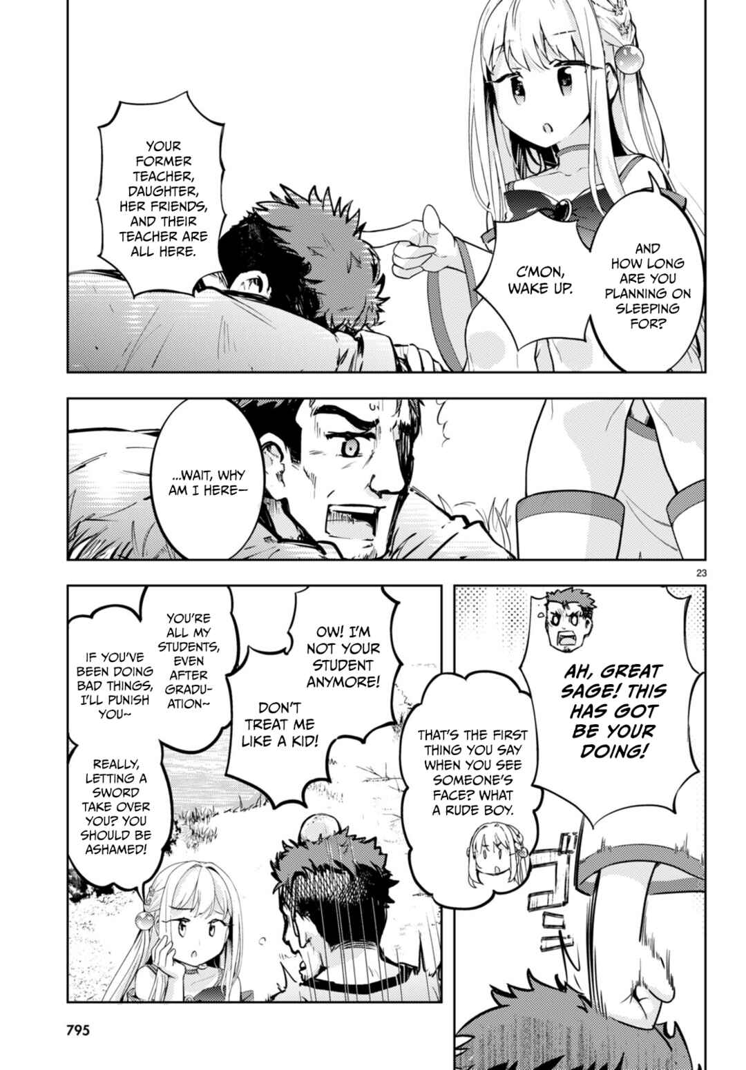 Page 23 Chapter 68 Kenshi wo Mezashite Nyuugaku shita no ni Mahou Tekisei 9999 nan desu kedo!?