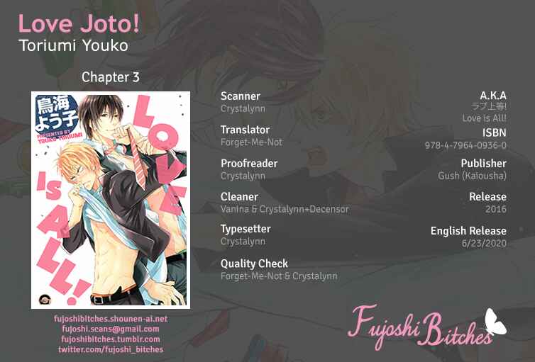 Page 1 Chapter 3 Love Joto!