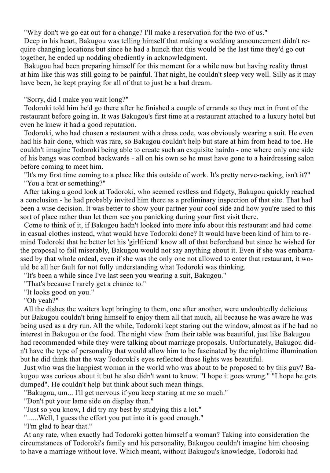 Page 14 Chapter 8 Cheers! - Shouto x Katsuki Marriage Anthology