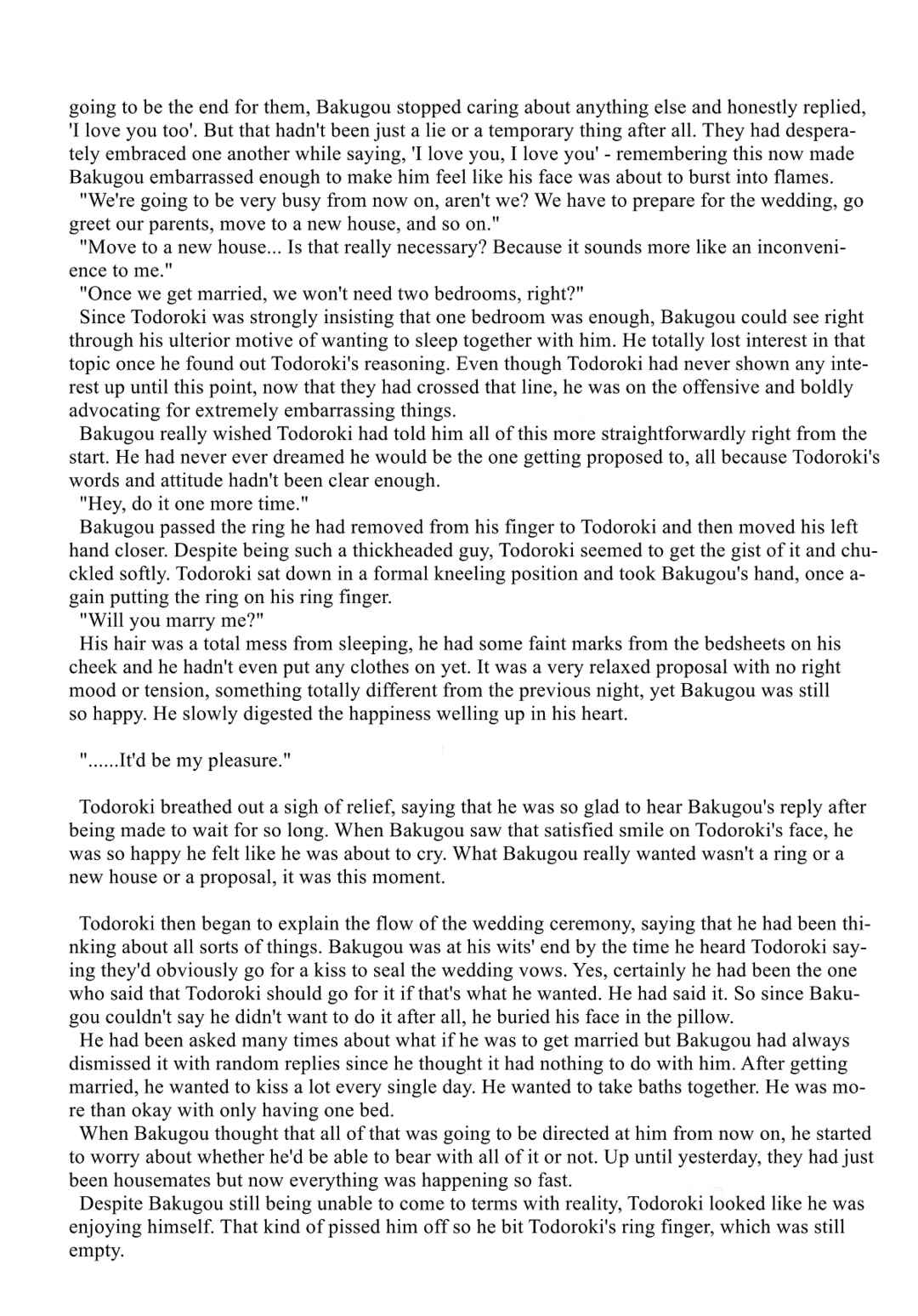 Page 18 Chapter 8 Cheers! - Shouto x Katsuki Marriage Anthology