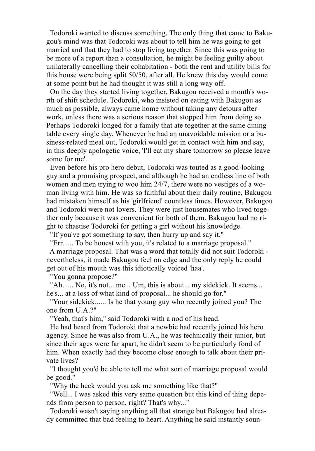 Page 4 Chapter 8 Cheers! - Shouto x Katsuki Marriage Anthology