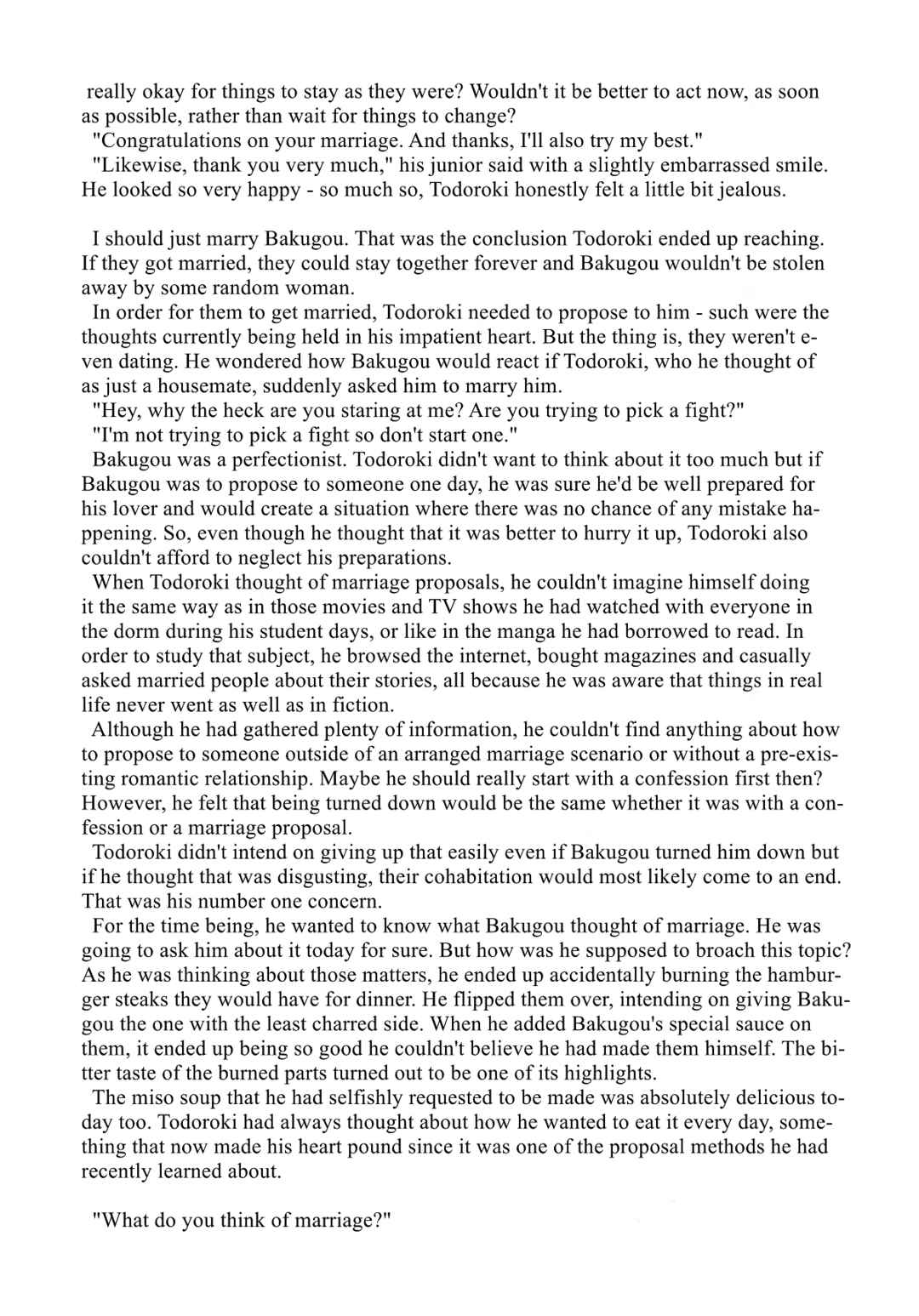 Page 7 Chapter 8 Cheers! - Shouto x Katsuki Marriage Anthology