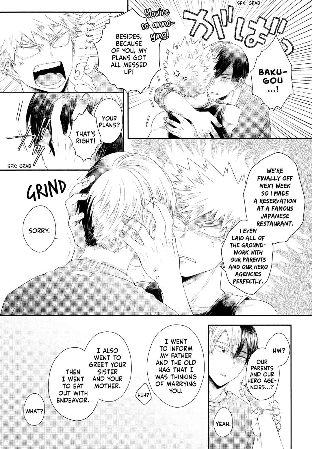 Page 8 Chapter 6 Cheers! - Shouto x Katsuki Marriage Anthology