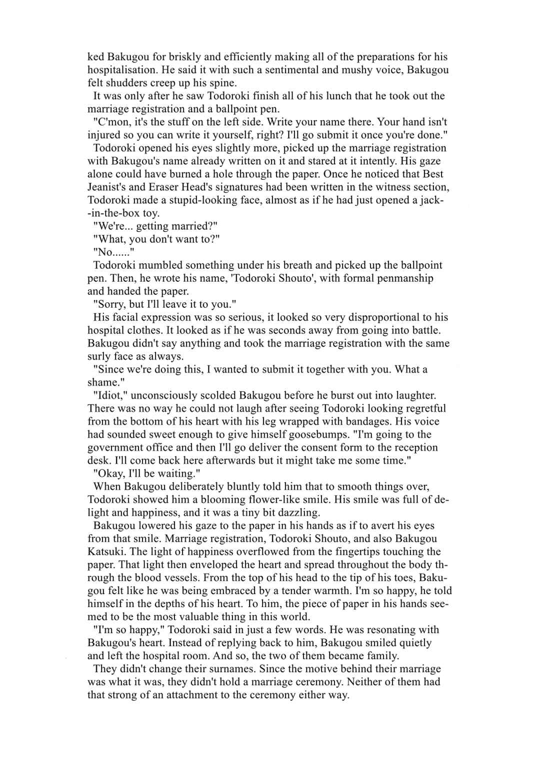 Page 5 Chapter 12 Cheers! - Shouto x Katsuki Marriage Anthology