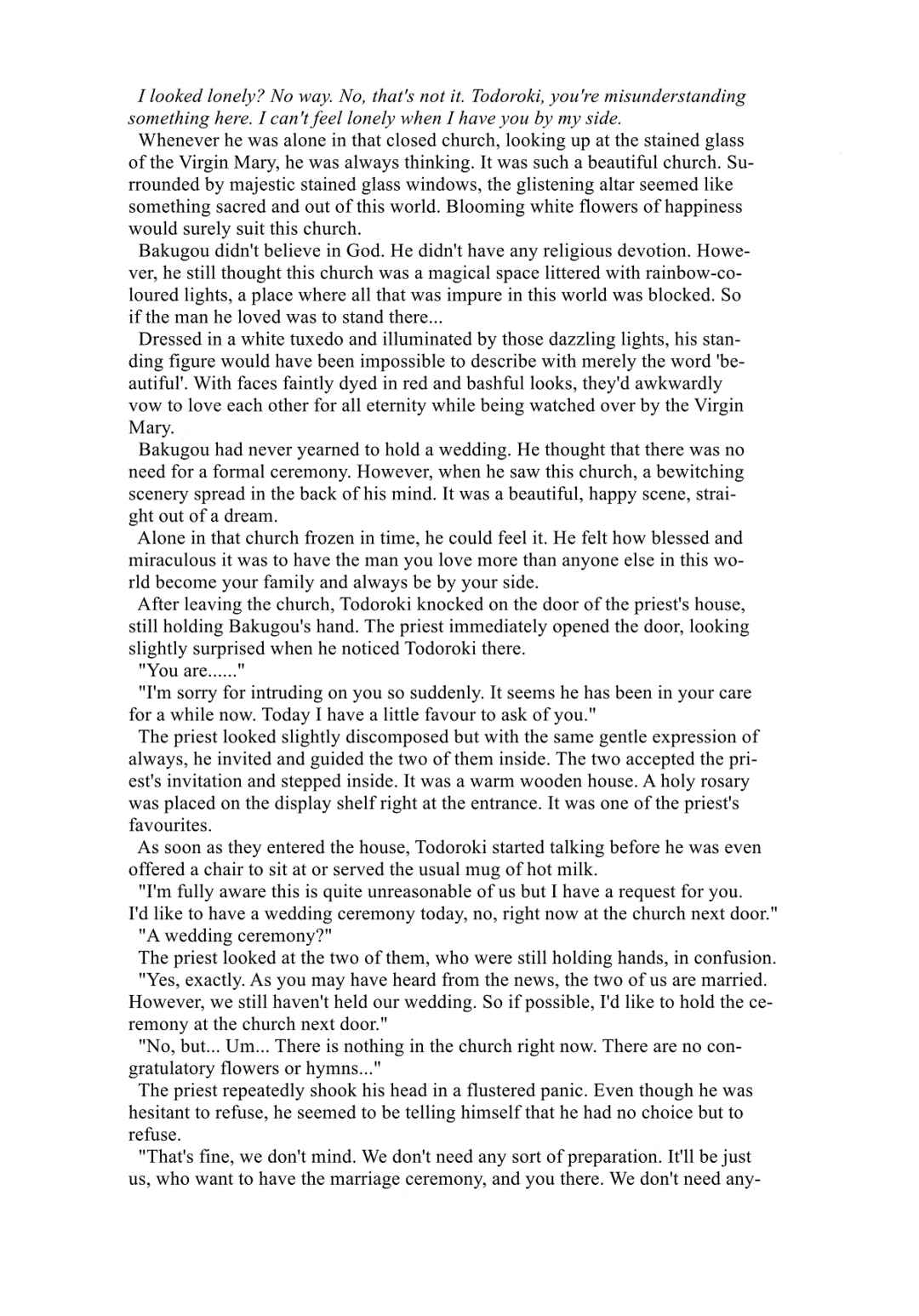 Page 8 Chapter 12 Cheers! - Shouto x Katsuki Marriage Anthology
