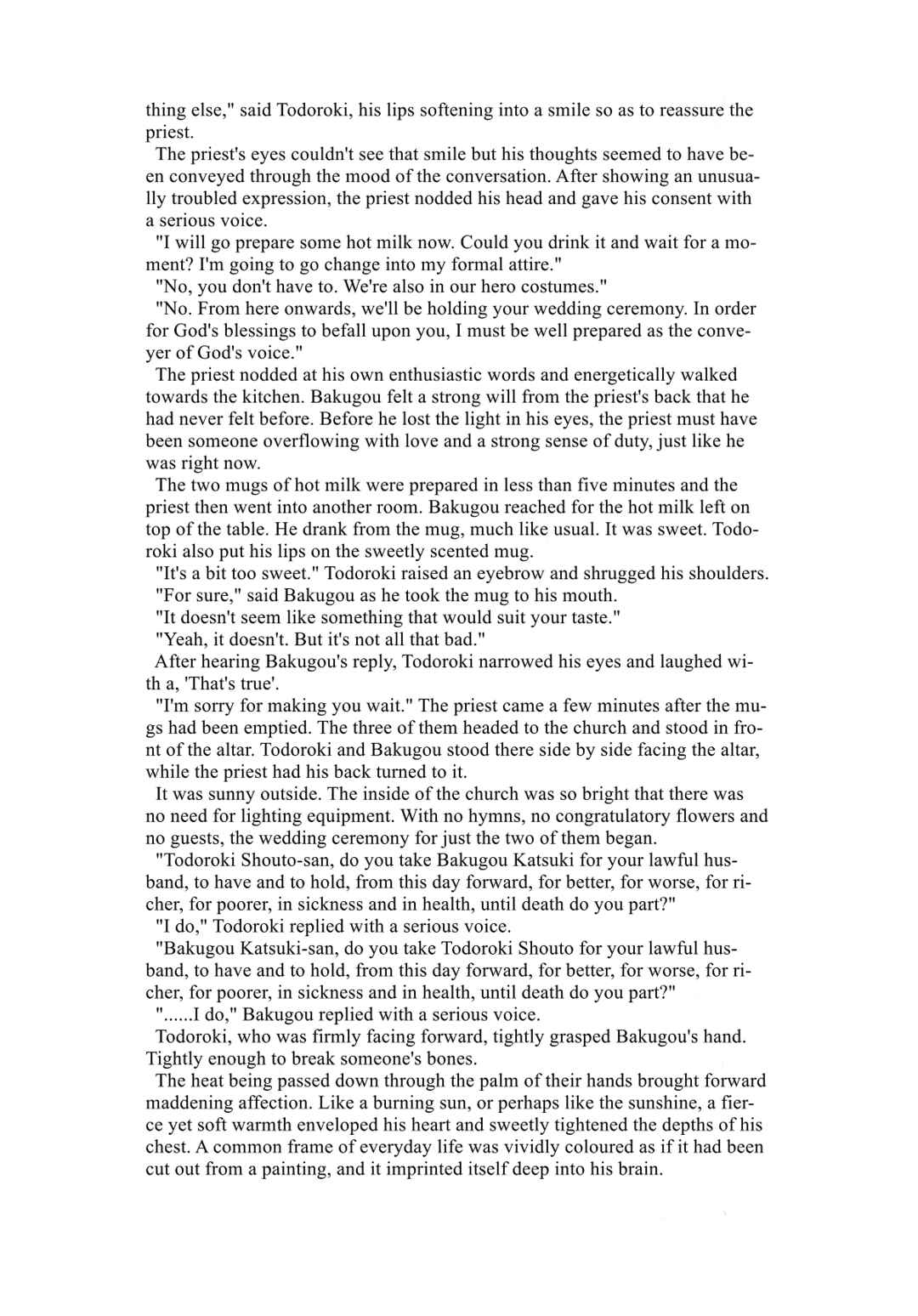 Page 9 Chapter 12 Cheers! - Shouto x Katsuki Marriage Anthology