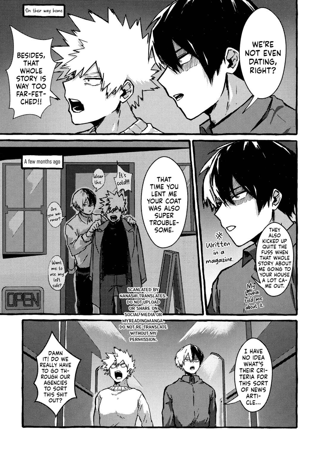 Page 4 Chapter 3 Cheers! - Shouto x Katsuki Marriage Anthology
