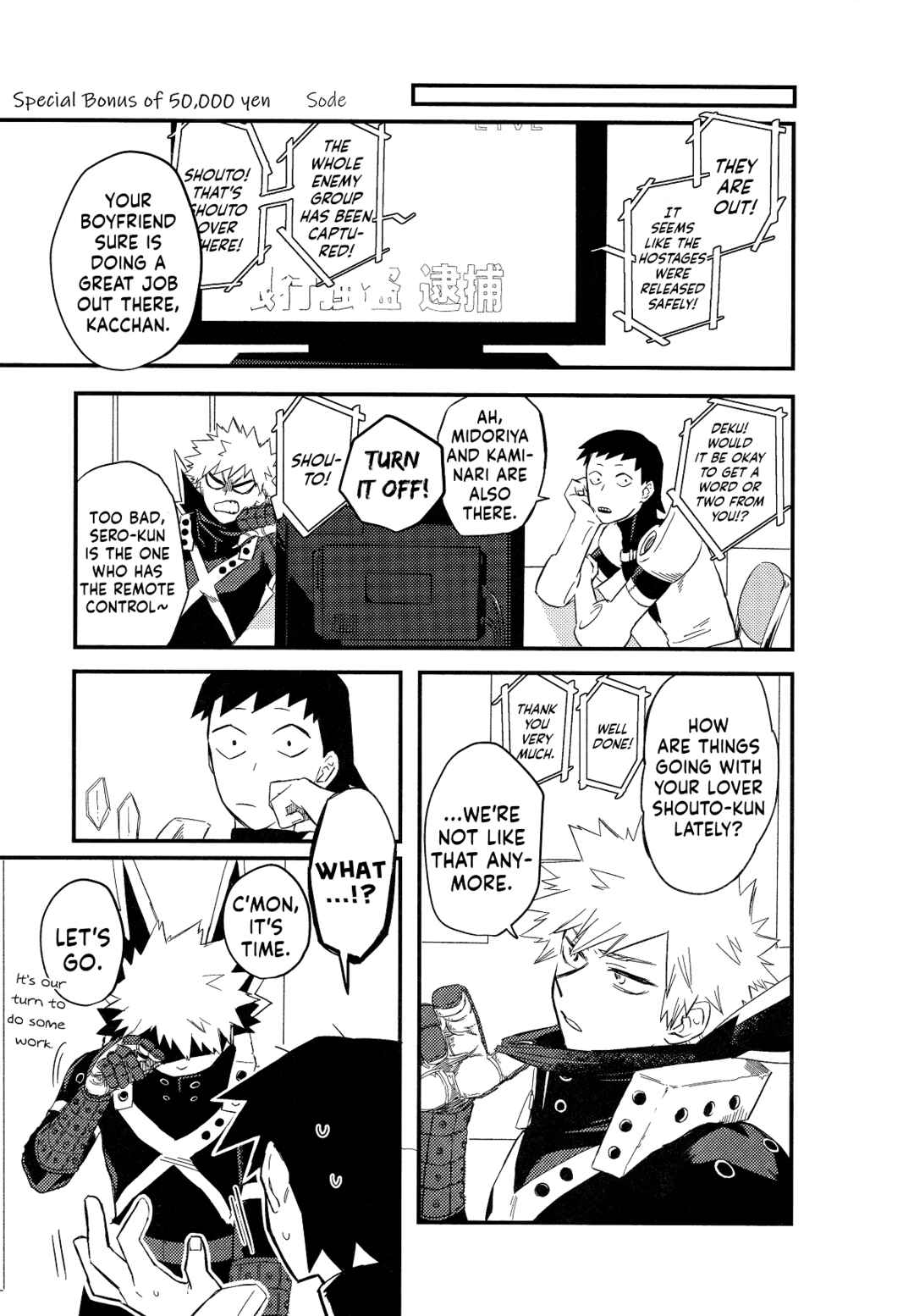 Page 2 Chapter 19 Cheers! - Shouto x Katsuki Marriage Anthology
