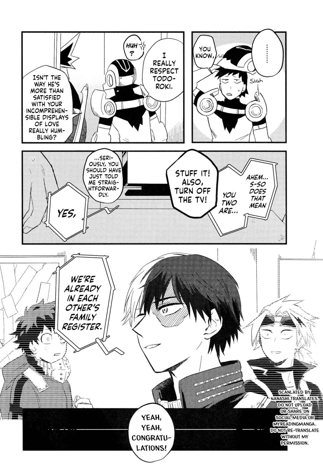 Page 4 Chapter 19 Cheers! - Shouto x Katsuki Marriage Anthology