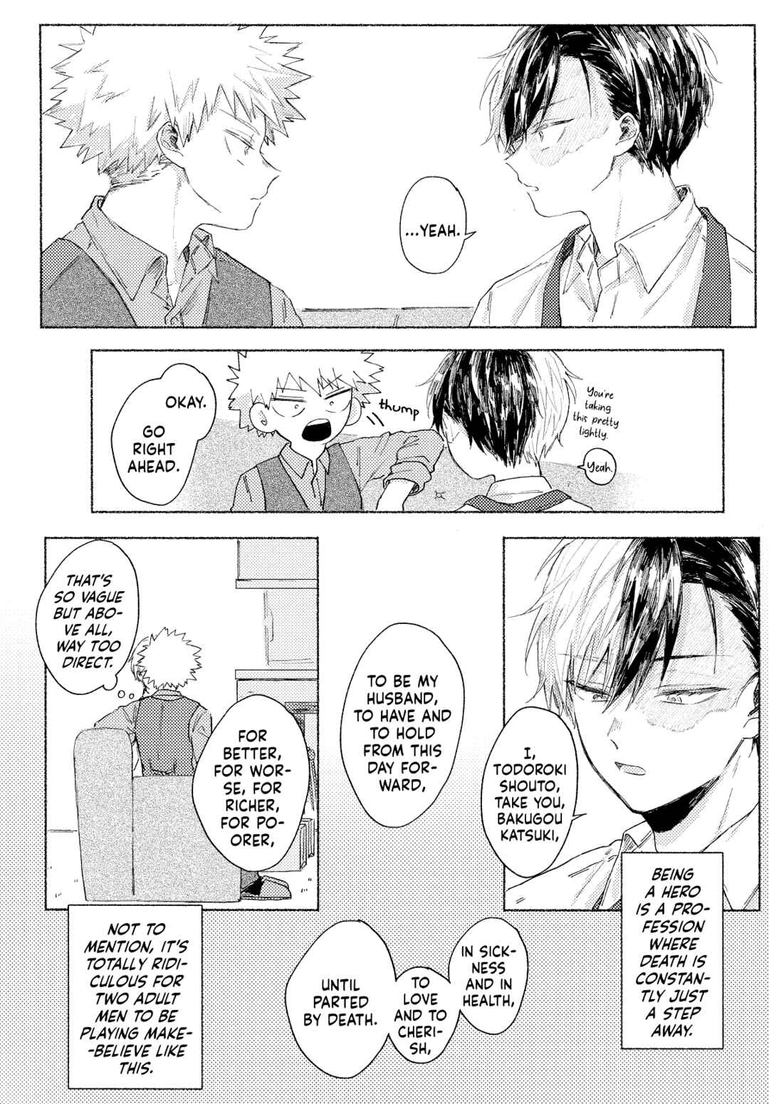 Page 6 Chapter 13 Cheers! - Shouto x Katsuki Marriage Anthology