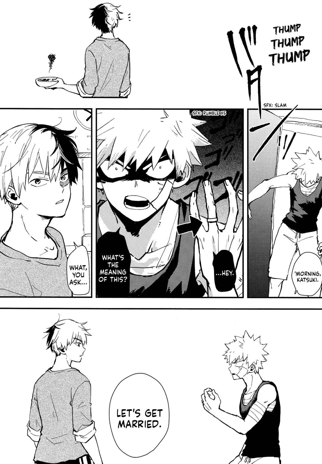 Page 5 Chapter 9 Cheers! - Shouto x Katsuki Marriage Anthology