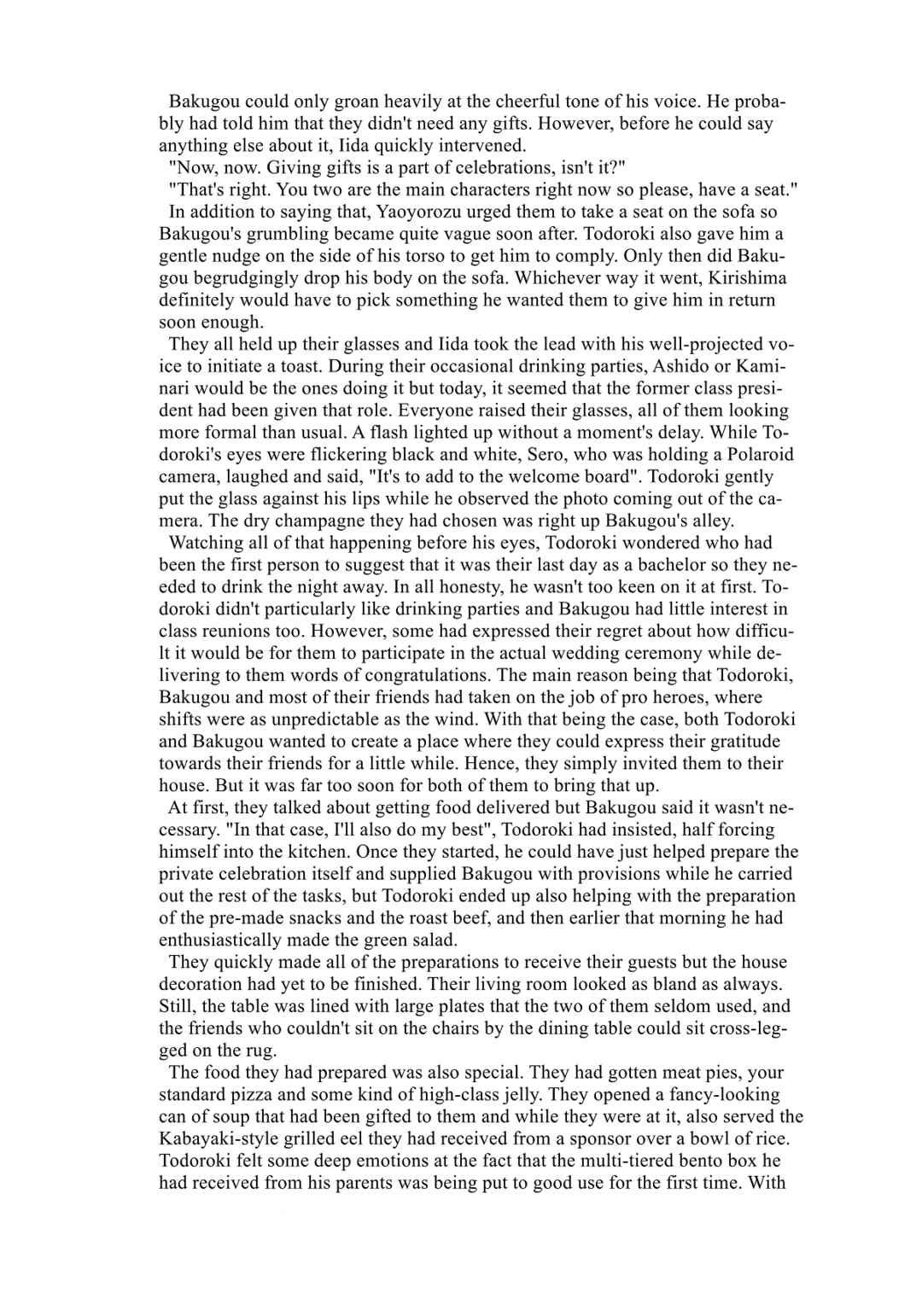Page 3 Chapter 17 Cheers! - Shouto x Katsuki Marriage Anthology