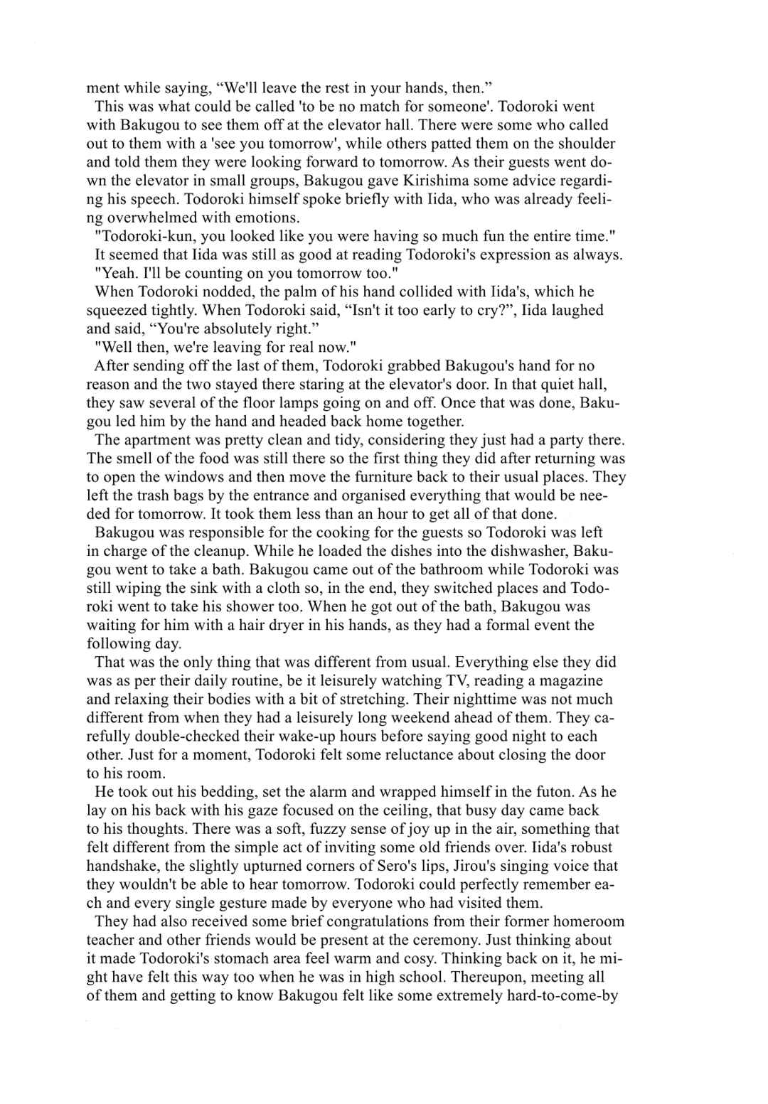 Page 6 Chapter 17 Cheers! - Shouto x Katsuki Marriage Anthology