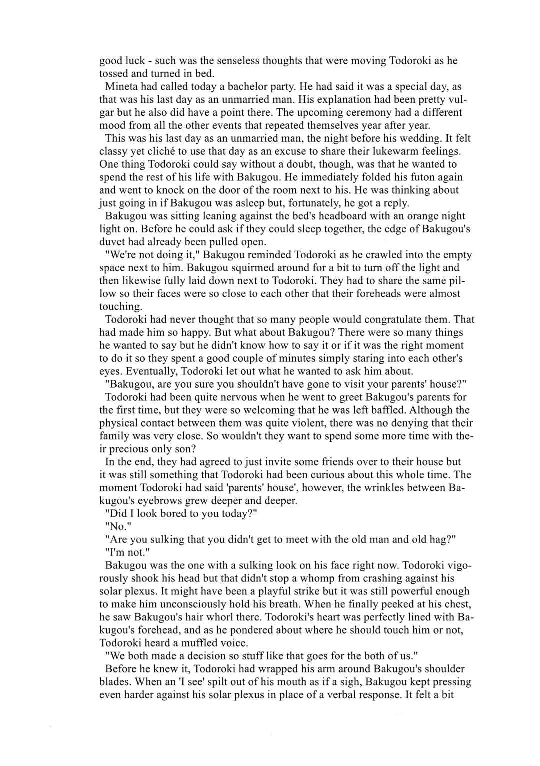 Page 7 Chapter 17 Cheers! - Shouto x Katsuki Marriage Anthology