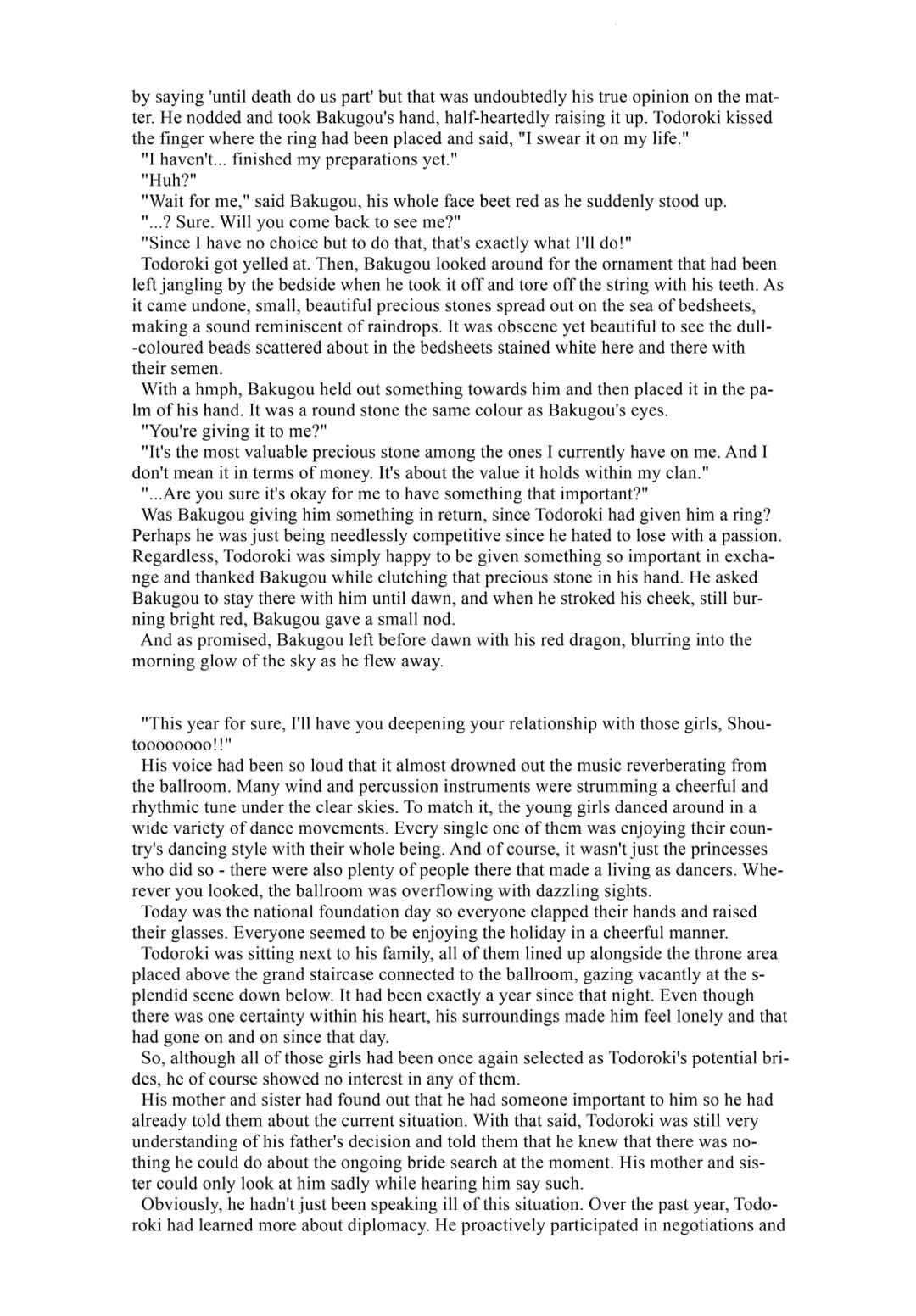 Page 10 Chapter 25 Cheers! - Shouto x Katsuki Marriage Anthology