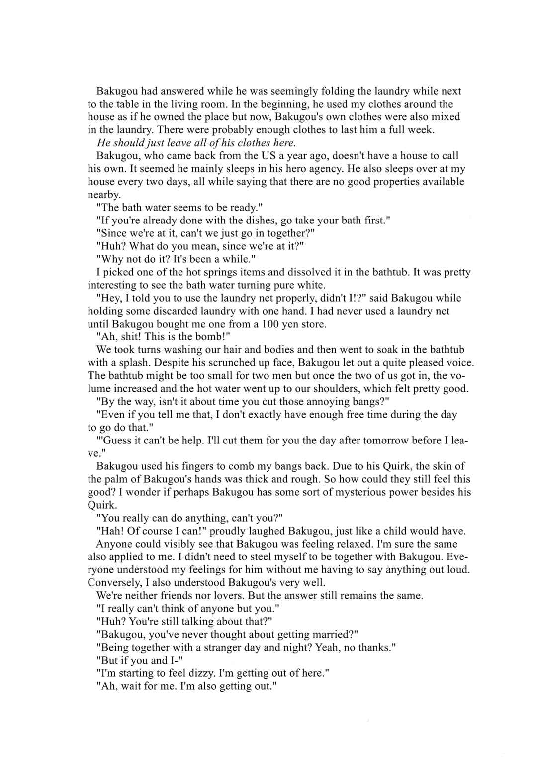 Page 5 Chapter 4 Cheers! - Shouto x Katsuki Marriage Anthology