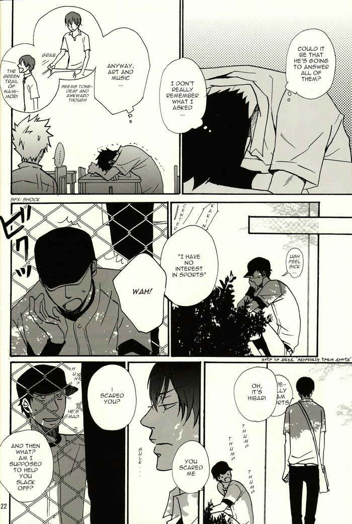 Page 22 Chapter Unknown_cf80 Katekyo Hitman Reborn! - Hinemosu Kimi ni Ubawareru (Doujinshi)