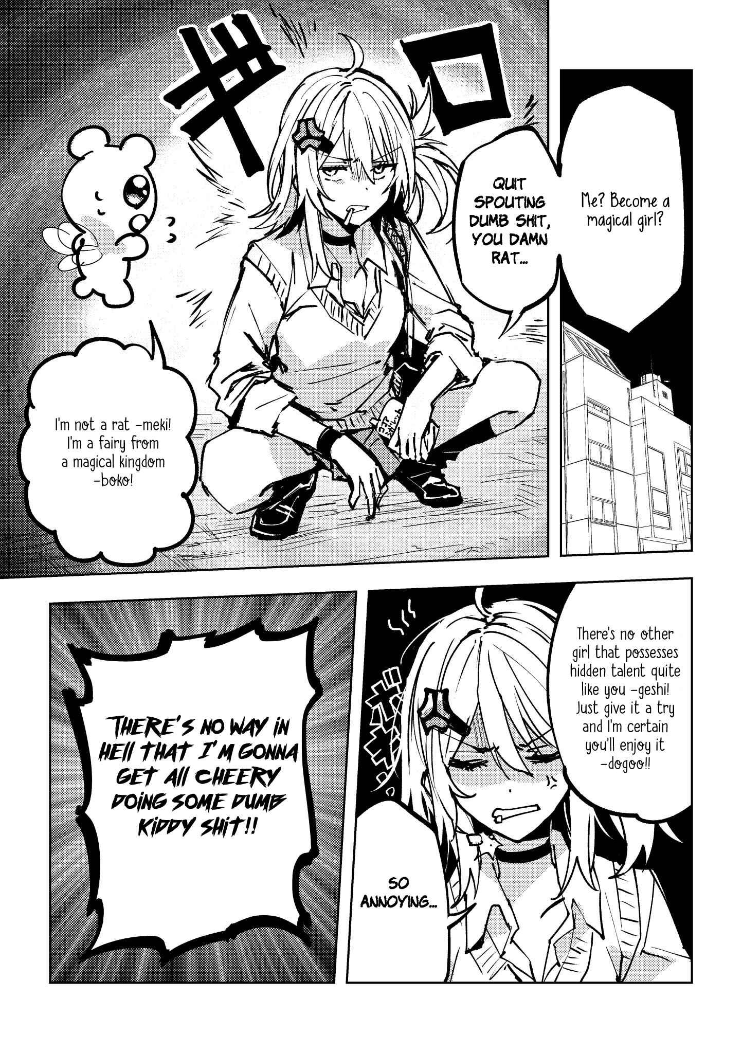 Page 1 Chapter Unknown_e495 The Magical Girl Candidate is an Incredibly Common Delinquent Girl