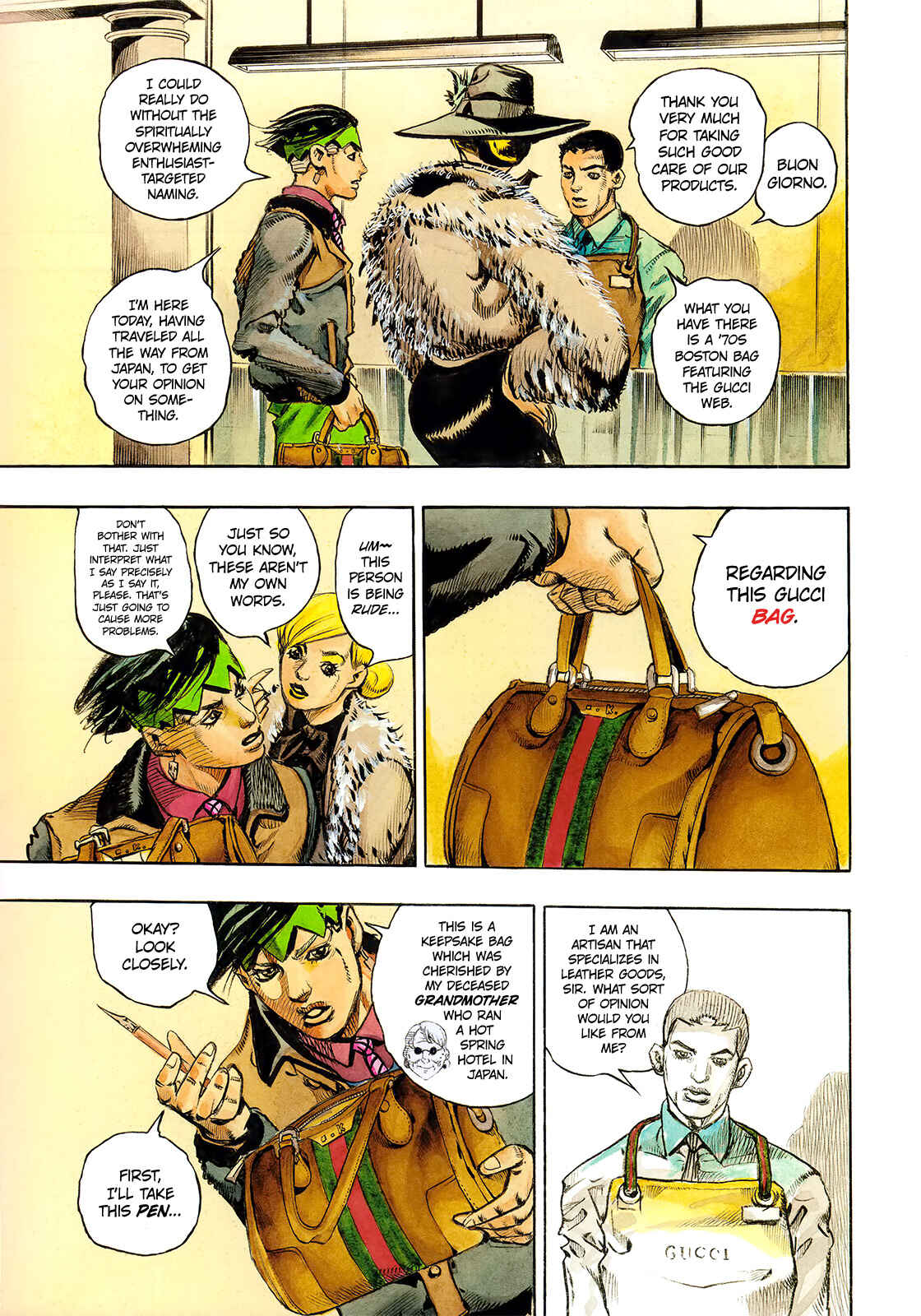 Page 8 Chapter 5 Thus Spoke Rohan Kishibe (Official Colored)