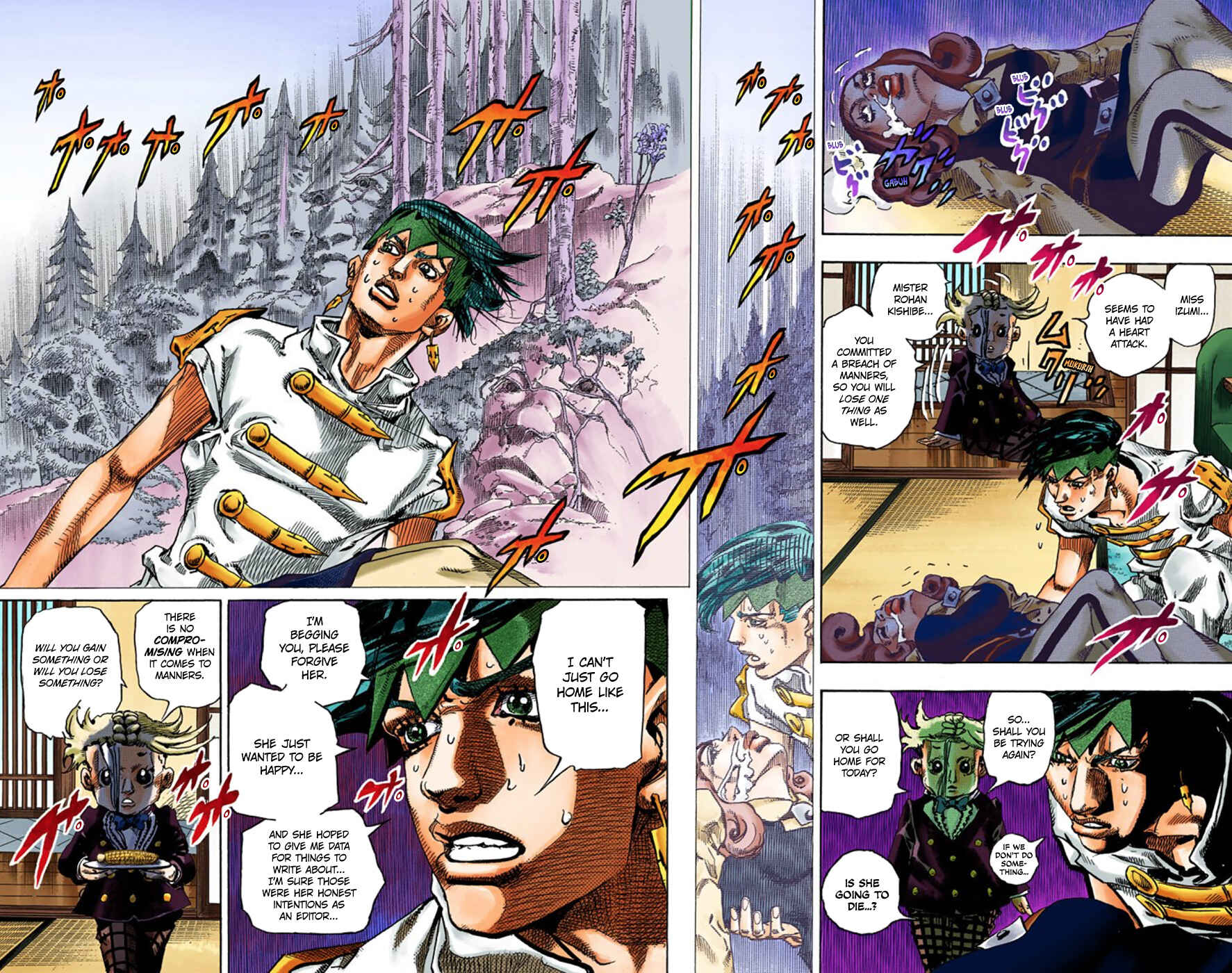 Page 34 Chapter 3 Thus Spoke Rohan Kishibe (Official Colored)