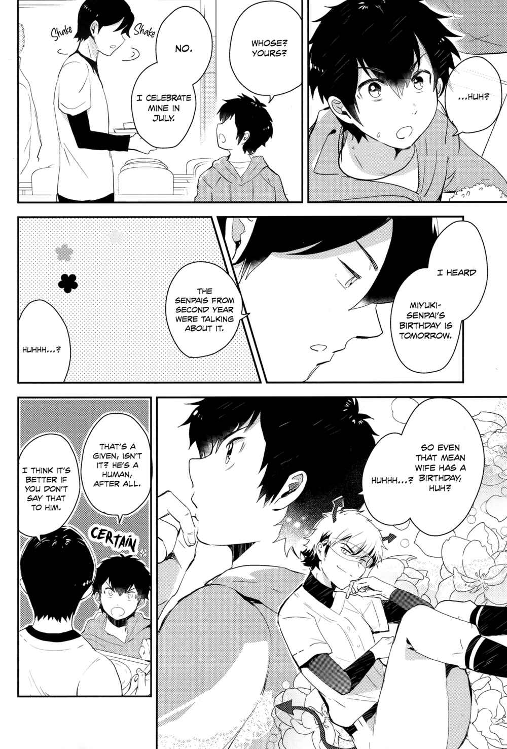 Page 12 Chapter Unknown_0b1e Diamond no Ace - Suki da nante Ittara (Doujinshi)