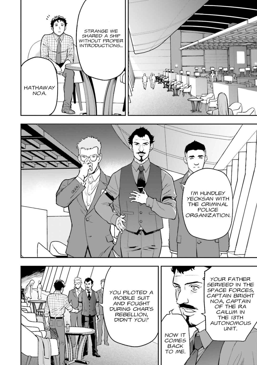 Page 18 Chapter 4 Mobile Suit Gundam: Hathaways Flash