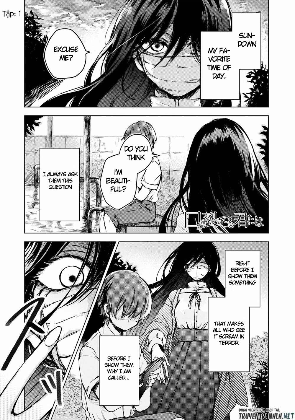 Page 1 Chapter 1 Kuchi ga Saketemo Kimi ni wa (Webcomic)