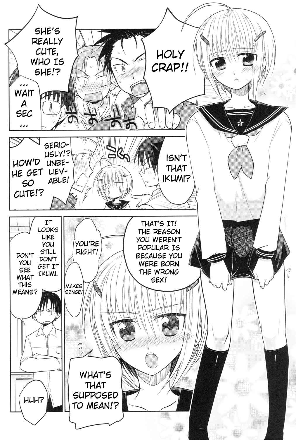 Page 8 Chapter 4 Classmate no Josou o Tetsudattara Kawai Sugite Furue ga Tomaranai Ken