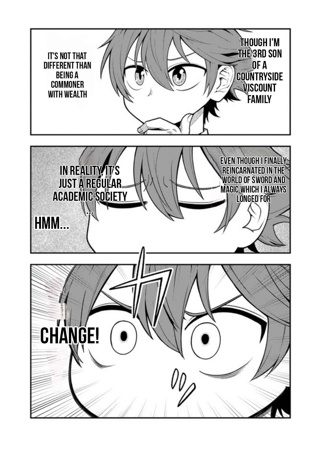 Page 9 Chapter 1.2 Ken to Mahou to Gakureki Shakai ~Zense wa Gariben Datta Ore ga, Konse wa Kazemakase de Jiyuu ni Ikitai~