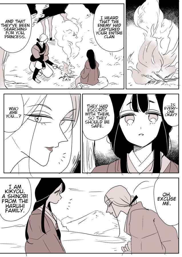 Page 2 Chapter 1 Ninja Woman and Princess
