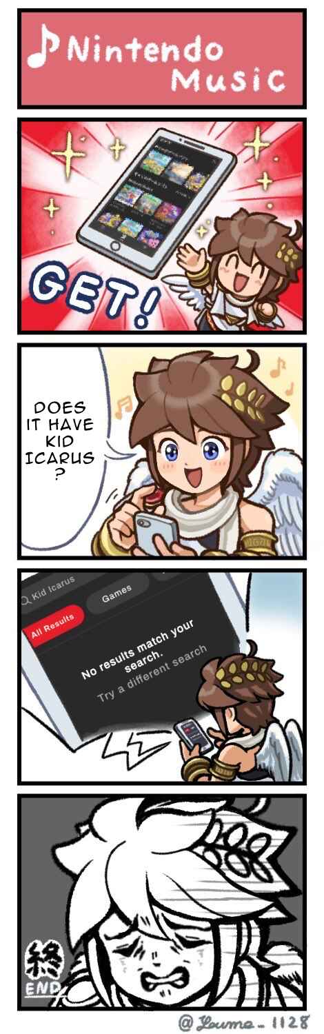 Page 1 Chapter Unknown_59bf Kid Icarus - Jibun no Kyoku ga Aru ka Tanoshimi Datta Pit-kun 4-Koma Manga (Doujinshi)