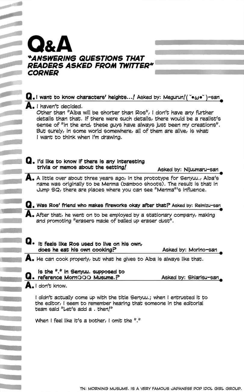 Page 6 Chapter 27 Senyuu. JUMP SQUARE (SQ)