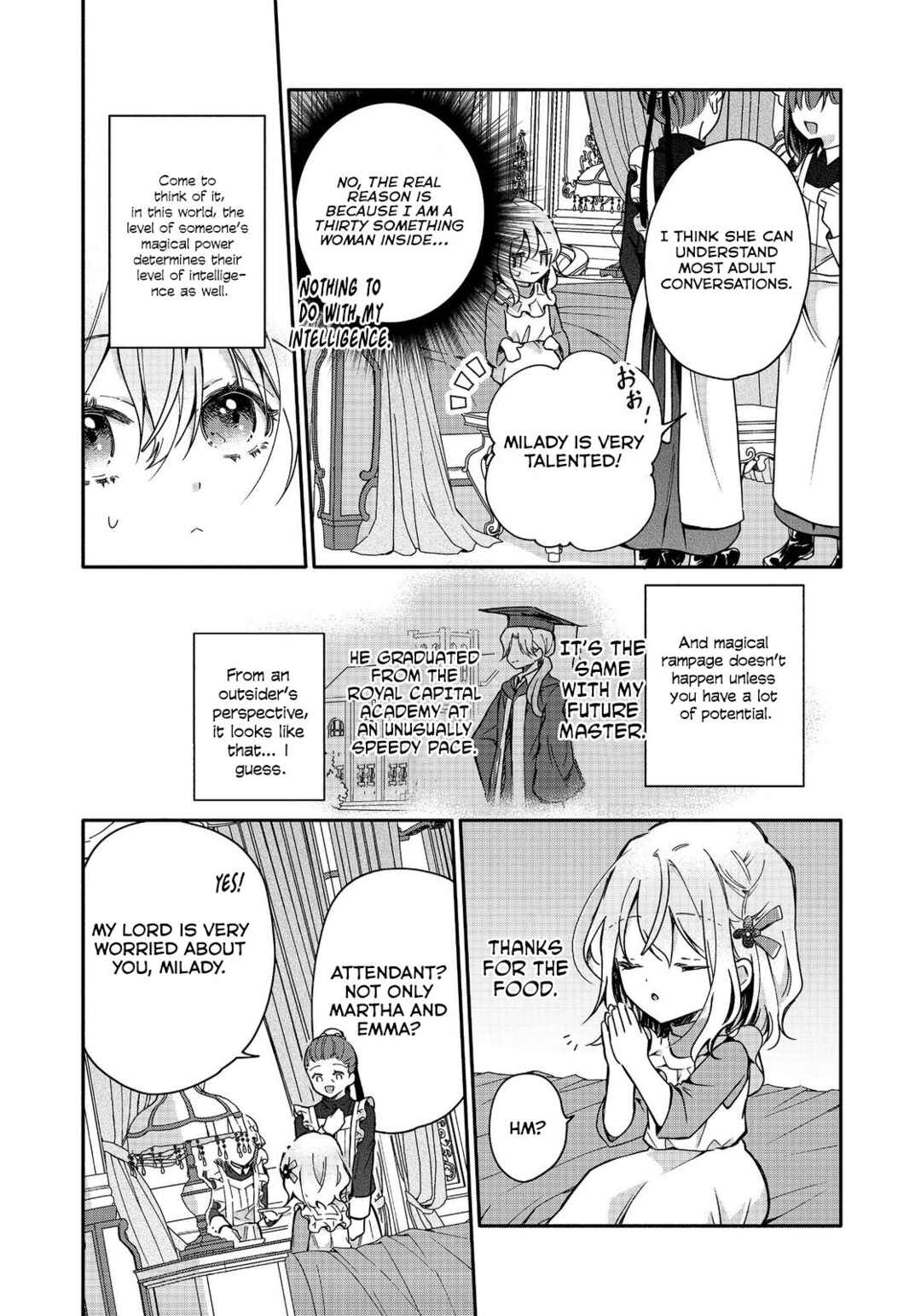 Page 8 Chapter 2 Koori no Koushaku-sama ni Amayakasaretai! ~Shiriasu Tenkai Shikanai Youjo ni Tensei Shite Shimatta Watashi no Funtouki~