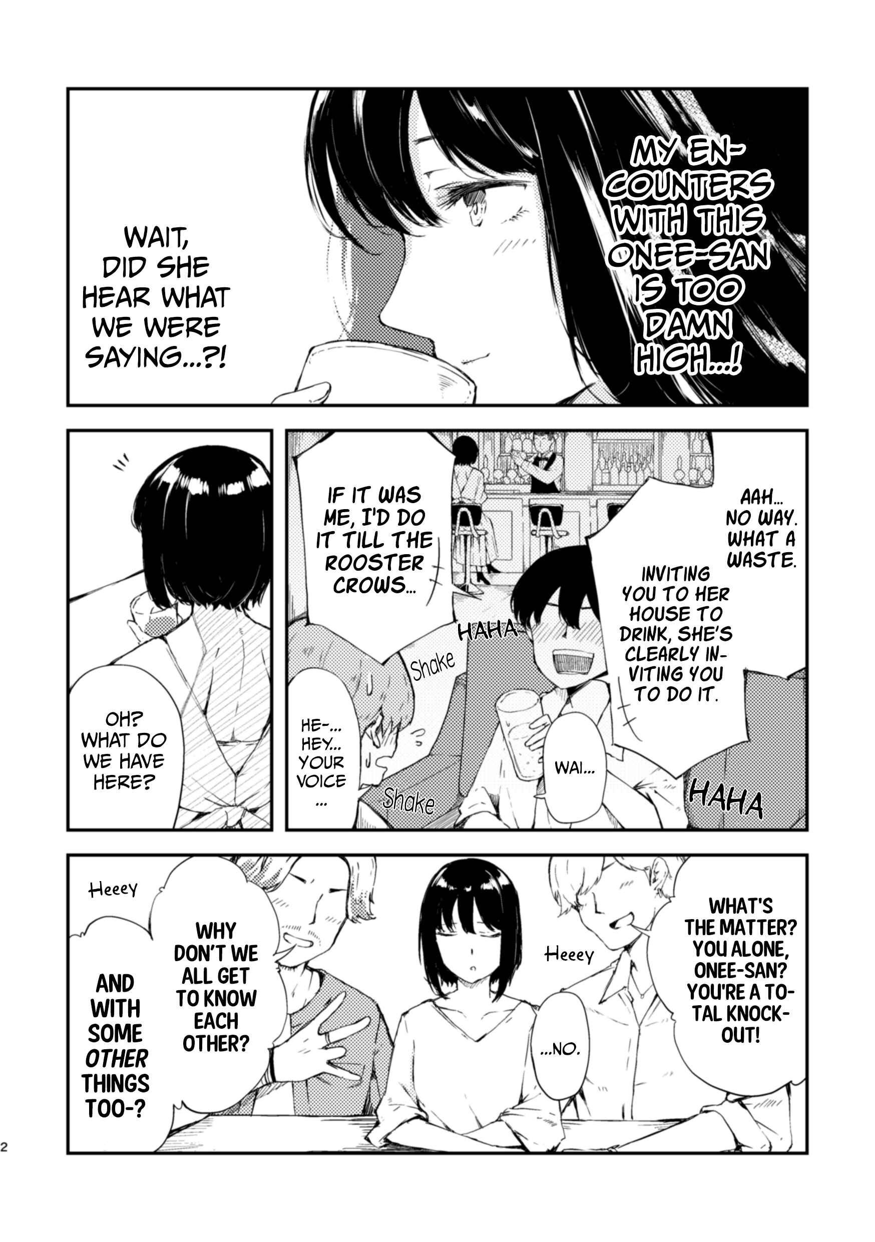 Page 2 Chapter 3 A Story About Getting Tangled up With a Drunk Onee-san in a Saizeriya