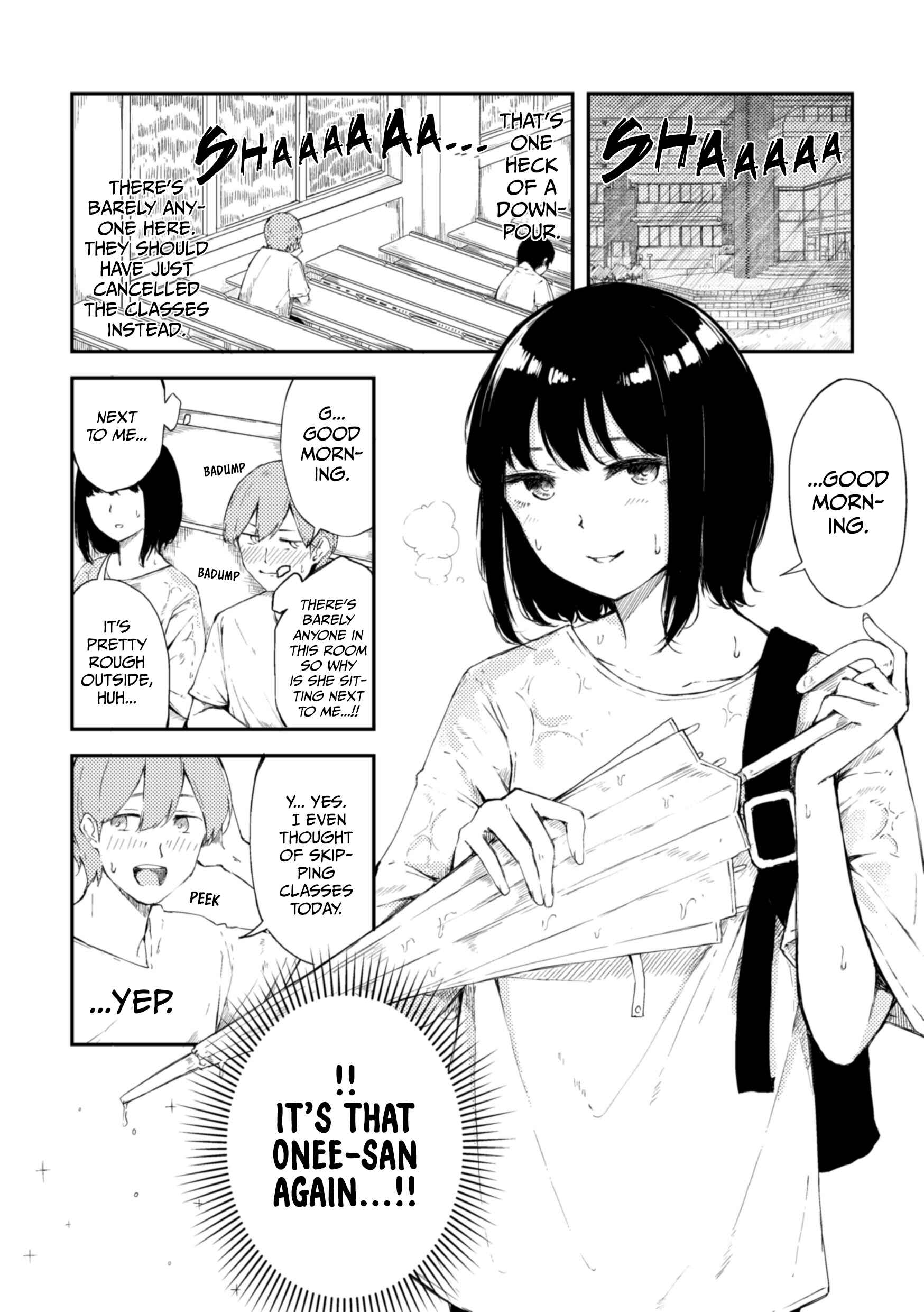 Page 1 Chapter 4 A Story About Getting Tangled up With a Drunk Onee-san in a Saizeriya