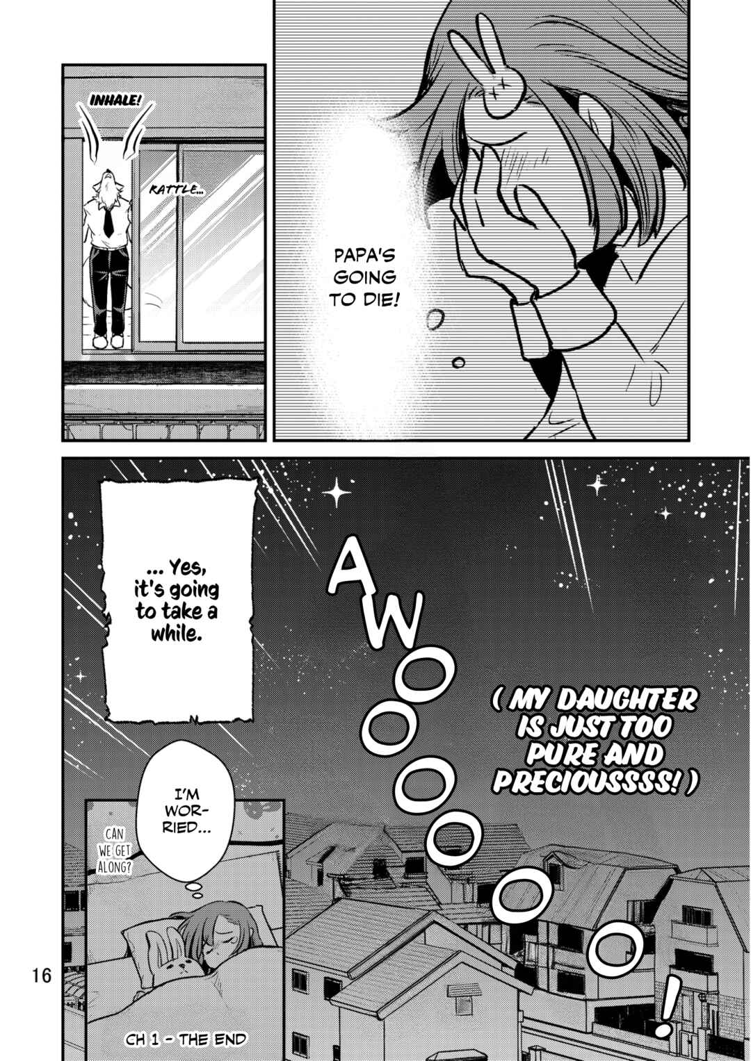 Page 15 Chapter Unknown_7cef Ookami Papa to Musume-chan