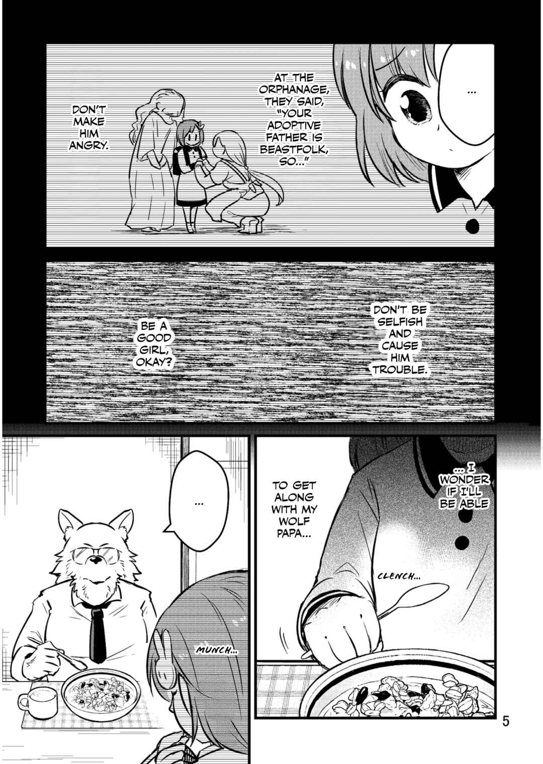 Page 4 Chapter Unknown_8089 Ookami Papa to Musume-chan