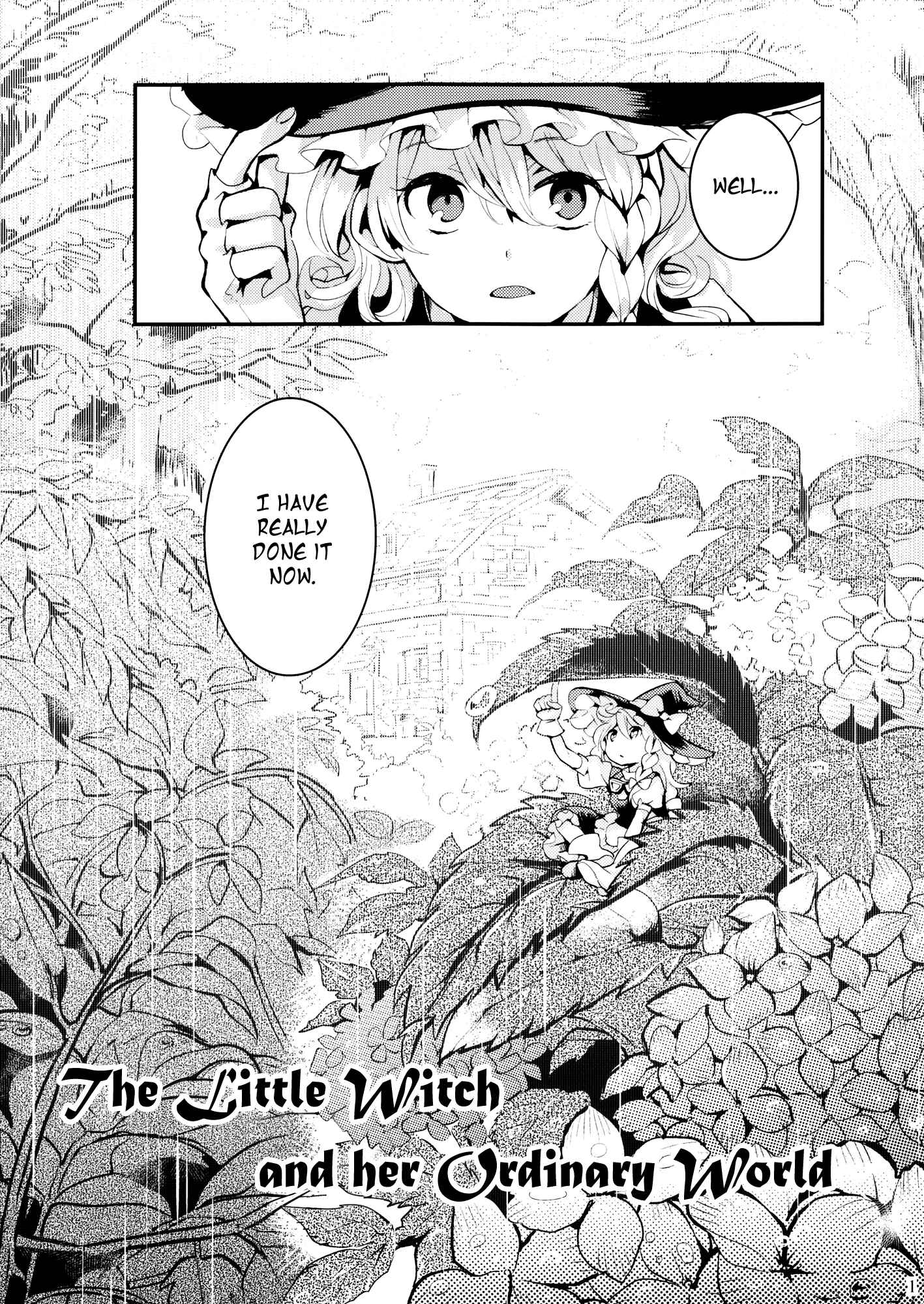 Page 1 Chapter Unknown_d0dd Touhou - The Little Witch and Her Ordinary World (Doujinshi)