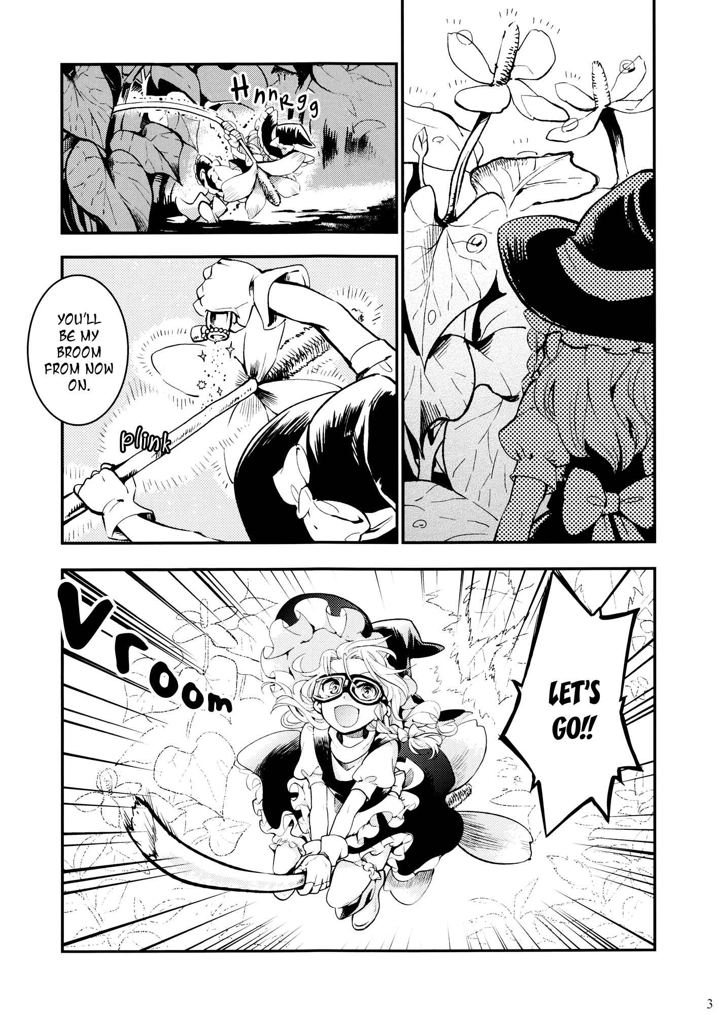 Page 3 Chapter Unknown_d0dd Touhou - The Little Witch and Her Ordinary World (Doujinshi)