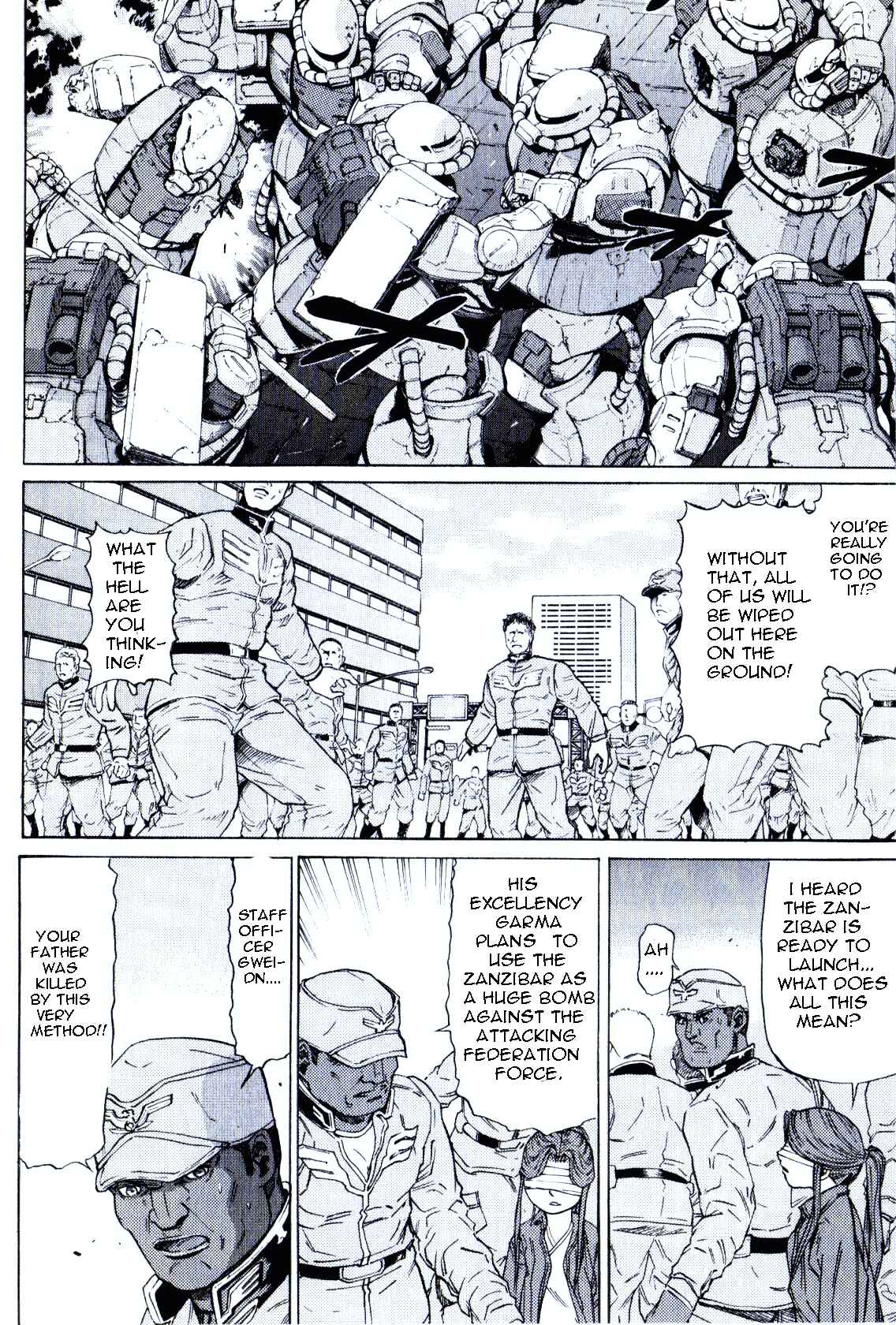 Page 4 Chapter 23 Mobile Suit Gundam - We Are Federation Hooligans