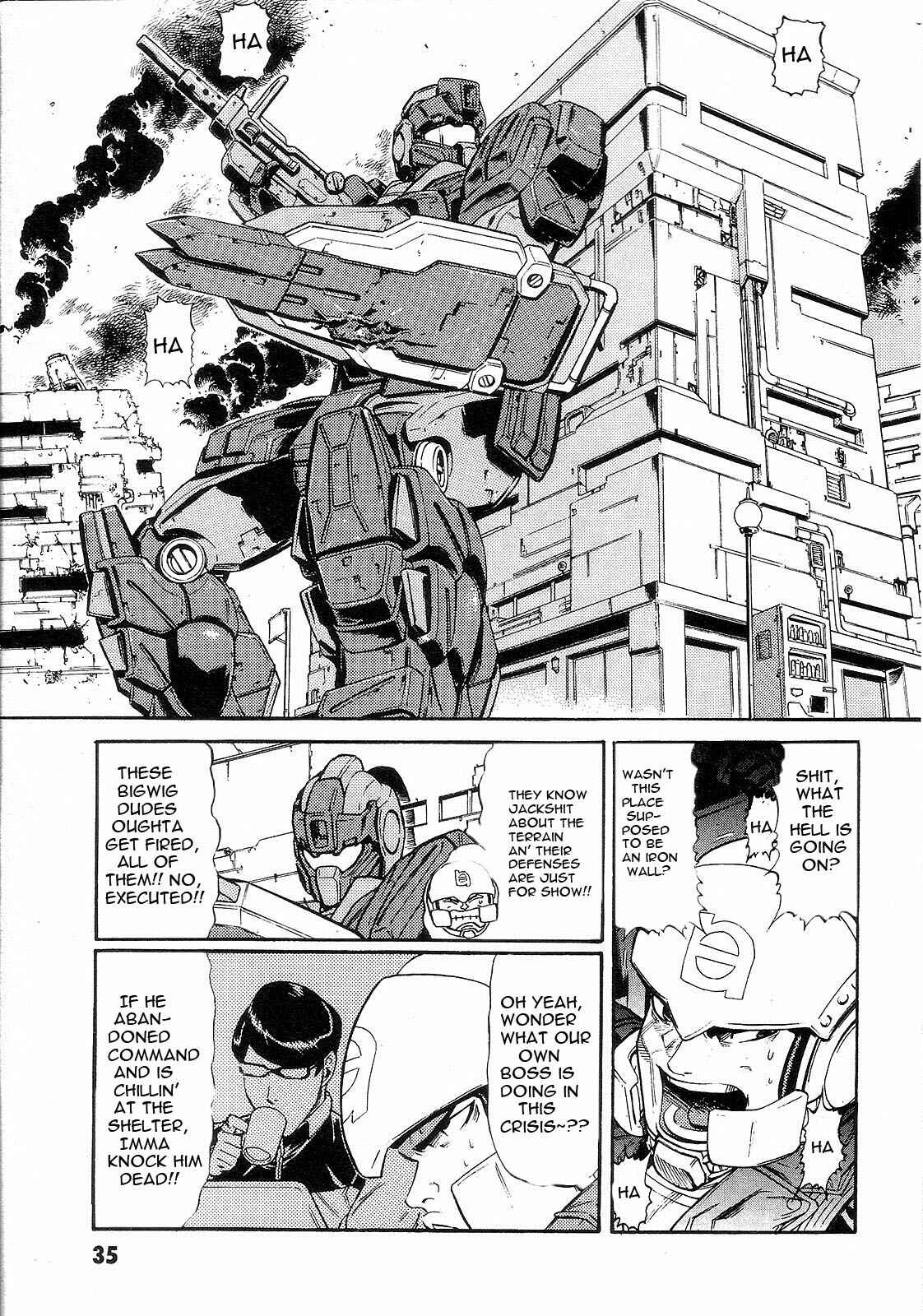 Page 38 Chapter 6 Mobile Suit Gundam - We Are Federation Hooligans